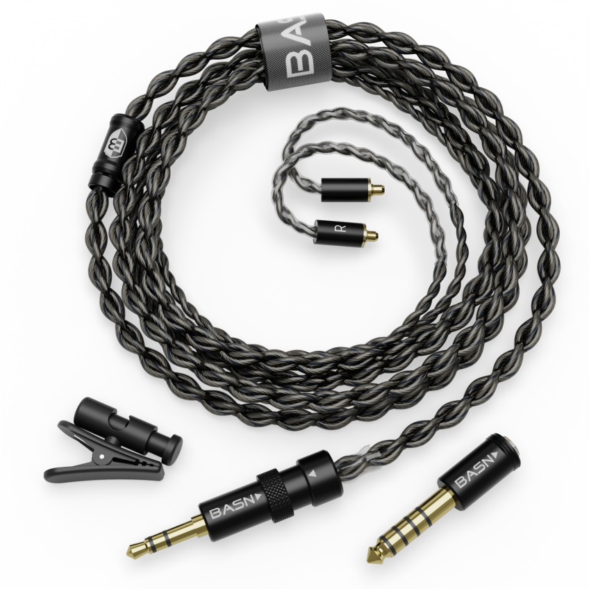 BASN DC100 Interchangeable 3.5mm/4.4mm Cable (Black)