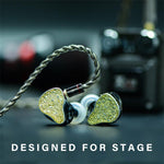 BASN Bmaster5 in Ear Monitors, 1DLC Diaphragm+4BA 5 Drivers IEM Earphones with Silver-Plated OFC Cable, Noise Isolation Wired Earbuds for Musicians basn in ear monitor headphone for musician singer drummer shure iem westone earphone KZ in ear sennheiser custom in ear factory and manufacturer OEM ODM supplier