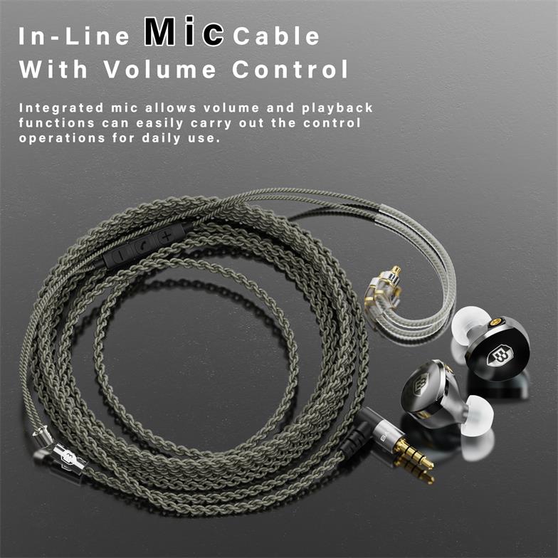 In line best sale mic headphones