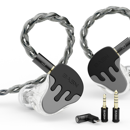 basn in ear monitor headphone for musician singer drummer shure iem westone earphone KZ in ear sennheiser custom in ear factory and manufacturer OEM ODM supplier and agent carrying case replacement cables silicone tips
