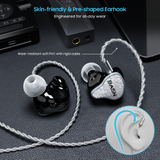 basn in ear monitor headphone for musician singer drummer shure iem westone earphone KZ in ear sennheiser custom in ear factory and manufacturer OEM ODM supplier and agent
