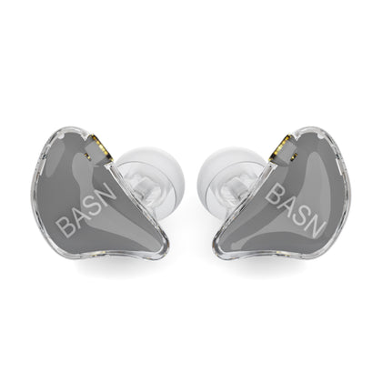 BASN Triple Drivers in Ear Monitor Headphones (Grey)
