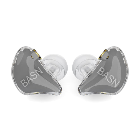 BASN Triple Drivers in Ear Monitor Headphones (Grey)