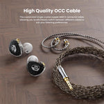basn in ear monitor headphone for musician singer drummer shure iem westone earphone KZ in ear sennheiser custom in ear factory and manufacturer OEM ODM supplier and agent BASN ASONE 14.2mm Planar Driver in-Ear Monitors Earphone