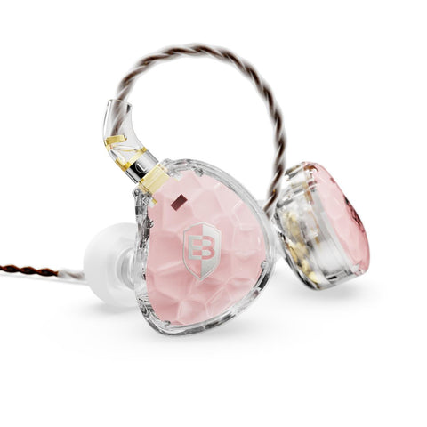 BASN ASONE 14.2mm Planar Driver in-Ear Monitors Earphone with Two Detachable MMCX Cables for Musicians Drummers Bass Players Singers(Pink)basn in ear monitor headphone for musician singer drummer shure iem westone earphone KZ in ear sennheiser custom in ear factory and manufacturer