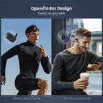 BASN AirS1 Open Ear Bluetooth 5.3 Air Conduction Headphones basn in ear monitor headphone for musician singer drummer shure iem westone earphone KZ in ear sennheiser custom in ear factory and manufacturer OEM ODM supplier and agent