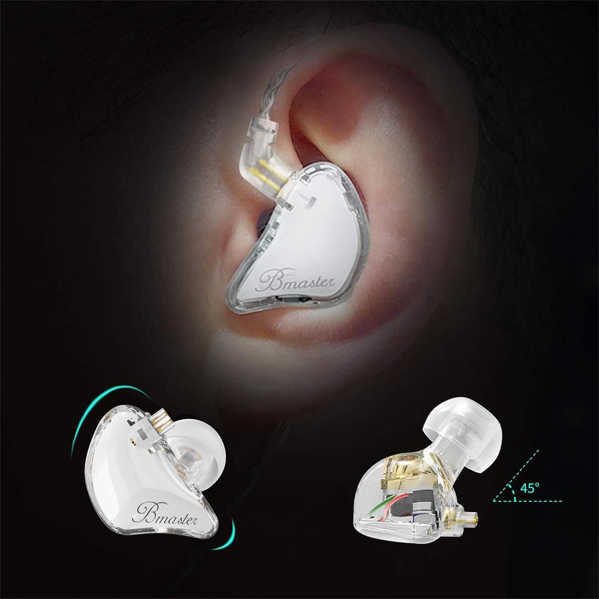 BASN Bmaster Triple Driver In-Ear Monitors - Professional IEMs For ...