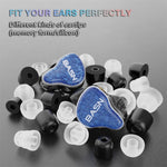 BASN Bmaster5 MMCX connector in Ear Monitors, 1DLC Diaphragm+4BA 5 Drivers IEM Earphones with Silver-Plated OFC Cable, Noise Isolation Wired Earbuds for Musicians shure basn in ear monitor headphone for musician singer drummer shure iem westone earphone KZ in ear sennheiser custom in ear factory and manufacturer OEM ODM supplier and agent