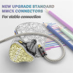 BASN Bmaster5 (1DD+4BA) MMCX connector In Ear Monitor Headphone (Gold)
