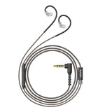 BASN FC100 2-Pin 0.78mm Replaceable Cable basn in ear monitor headphone for musician singer drummer shure iem westone earphone KZ in ear sennheiser custom in ear factory and manufacturer OEM ODM supplier and agent