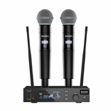 Condenser XLR Microphone Suitable for Recording, Podcasting, Singing, Streaming, and Gaming
Handheld Wireless Microphone System with UHF Dual Channel, Karaoke Handheld Mic for Singing, Wedding, DJ, Party, Speech, Church