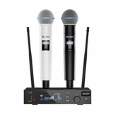 Condenser XLR Microphone Suitable for Recording, Podcasting, Singing, Streaming, and Gaming
Handheld Wireless Microphone System with UHF Dual Channel, Karaoke Handheld Mic for Singing, Wedding, DJ, Party, Speech, Church