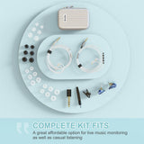 BASN MMCX in Ear Monitor Headphones with 2 Upgraded Detachable Cables, Musicians Triple Driver Noise Isolating Earphones basn in ear monitor headphone for musician singer drummer shure iem westone earphone KZ in ear sennheiser custom in ear factory and manufacturer OEM ODM supplier and agent