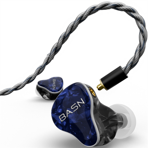 BASN Bmaster5 (1DD+4BA) MMCX connector In Ear Monitor Headphone (Black