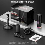 basn in ear monitor headphone for musician singer drummer shure iem westone earphone KZ in ear sennheiser custom in ear factory and manufacturer OEM ODM supplier and agent
Condenser XLR Microphone Suitable for Recording, Podcasting, Singing, Streaming, and Gaming