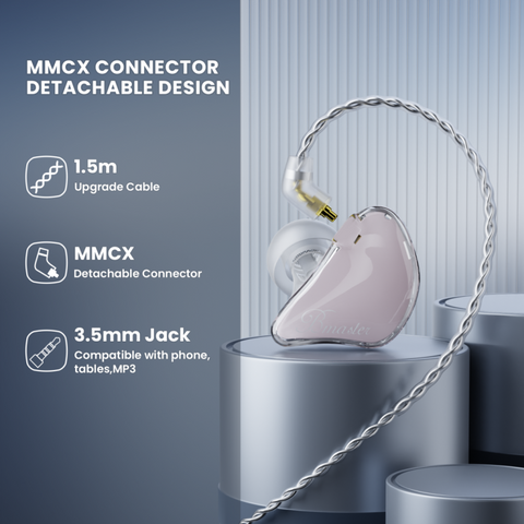 Compatible Smartphone Musicien Écouteurs Intra-auriculaires BASN Bmaster – Triple Isolation, Son Clair, Parfaits Pour Musiciens Compatible Smartphone Musicien Écouteurs Intra-auriculaires BASN Bmaster – Triple Isolation, Son Clair, Parfaits Pour Musiciens