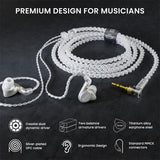 basn in ear monitor headphone for musician singer drummer shure iem westone earphone KZ in ear sennheiser custom in ear factory and manufacturer OEM ODM supplier and agent carrying case replacement cables silicone tips
