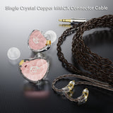 BASN ASONE 14.2mm Planar Driver in-Ear Monitors Earphone with Two Detachable MMCX Cables for Musicians Drummers Bass Players Singers(Pink)basn in ear monitor headphone for musician singer drummer shure iem westone earphone KZ in ear sennheiser custom in ear factory and manufacturer 