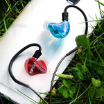 basn TEMPOS in ear monitors headphones noise isolation earphones dual dynamic drivers comfortable earbuds headsets for musicians singers drummers MMCX Amazing Sound Sturdy and Durable Cables