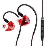 Clearance Sale-BASN Tempos V In Ear Monitors Headphones (Red)