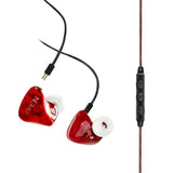 Clearance Sale-BASN Tempos V In Ear Monitors Headphones (Red)
