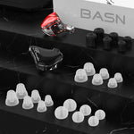 basn bsinger bmaster in ear monitors headphones noise isolation hifi earphones dual dynamic drivers balanced armature comfortable earbuds headsets for musicians singers drummers MMCX Amazing Sound Sturdy and Durable Cables basn in ear monitor headphone for musician singer drummer shure iem westone earphone KZ in ear sennheiser custom in ear factory and manufacturer