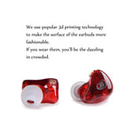 Clearance Sale-BASN Tempos V In Ear Monitors Headphones (Red)