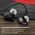 basn in ear monitor headphone for musician singer drummer shure iem westone earphone KZ in ear sennheiser custom in ear factory and manufacturer OEM ODM supplier