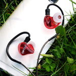 Clearance Sale-BASN Tempos V In Ear Monitors Headphones (Red)