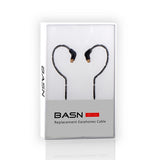  basn mmcx headphone earphone detachable replaceable cable suitable for basn bsinger bmaster metalen shure se215 se315 se425 se535 basn in ear monitor headphone for musician singer drummer shure iem westone earphone KZ in ear sennheiser custom in ear factory and manufacturer