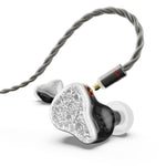 BASN Bmaster5 in Ear Monitors, 1DLC Diaphragm+4BA 5 Drivers IEM Earphones with Silver-Plated OFC Cable, Noise Isolation Wired Earbuds for Musicians basn in ear monitor headphone for musician singer drummer shure iem westone earphone KZ in ear sennheiser custom in ear factory and manufacturer OEM ODM supplier