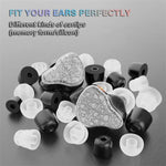 BASN Bmaster5 in Ear Monitors, 1DLC Diaphragm+4BA 5 Drivers IEM Earphones with Silver-Plated OFC Cable, Noise Isolation Wired Earbuds for Musicians basn in ear monitor headphone for musician singer drummer shure iem westone earphone KZ in ear sennheiser custom in ear factory and manufacturer OEM ODM supplier