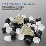 BASN Bmaster5 in Ear Monitors, 1DLC Diaphragm+4BA 5 Drivers IEM Earphones with Silver-Plated OFC Cable, Noise Isolation Wired Earbuds for Musicians basn in ear monitor headphone for musician singer drummer shure iem westone earphone KZ in ear sennheiser custom in ear factory and manufacturer OEM ODM supplier