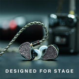 BASN Bmaster5 in Ear Monitors, 1DLC Diaphragm+4BA 5 Drivers IEM Earphones with Silver-Plated OFC Cable, Noise Isolation Wired Earbuds for Musicians basn in ear monitor headphone for musician singer drummer shure iem westone earphone KZ in ear sennheiser custom in ear factory and manufacturer OEM ODM supplier