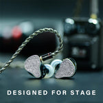 BASN Bmaster5 in Ear Monitors, 1DLC Diaphragm+4BA 5 Drivers IEM Earphones with Silver-Plated OFC Cable, Noise Isolation Wired Earbuds for Musicians basn in ear monitor headphone for musician singer drummer shure iem westone earphone KZ in ear sennheiser custom in ear factory and manufacturer OEM ODM supplier