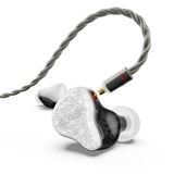 BASN Bmaster5 in Ear Monitors, 1DLC Diaphragm+4BA 5 Drivers IEM Earphones with Silver-Plated OFC Cable, Noise Isolation Wired Earbuds for Musicians basn in ear monitor headphone for musician singer drummer shure iem westone earphone KZ in ear sennheiser custom in ear factory and manufacturer OEM ODM supplier
