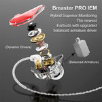 basn bsinger bmaster in ear monitors headphones noise isolation hifi earphones dual dynamic drivers balanced armature comfortable earbuds headsets for musicians singers drummers MMCX Amazing Sound Sturdy and Durable Cables basn in ear monitor headphone for musician singer drummer shure iem westone earphone KZ in ear sennheiser custom in ear factory and manufacturer