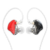 BASN Bmaster PRO Triple Drivers In Ear Monitor Headphones (Red-Black)