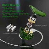 basn bsinger bmaster in ear monitors headphones noise isolation hifi earphones dual dynamic drivers balanced armature comfortable earbuds headsets for musicians singers drummers basn in ear monitor headphone for musician singer drummer shure iem westone earphone KZ in ear sennheiser custom in ear factory and manufacturer