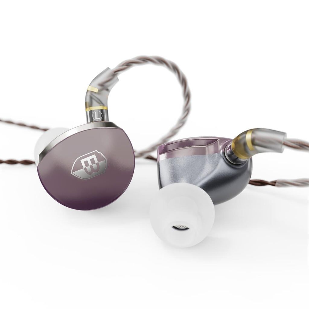 BASN MTPro 14.5mm Planar HiFi in ear monitor Headphones Deep Purple