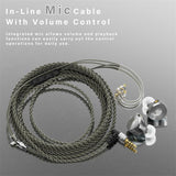 BASN MTPro in Ear Monitors, 14.5mm Planar HiFi IEM Headphones with CNC Process and 4-Core Litz OCC Single-Crystal Copper Cable for Musicians(Cool Silver) basn in ear monitor headphone for musician singer drummer shure iem westone earphone KZ in ear sennheiser custom in ear factory and manufacturer OEM ODM supplier and agent