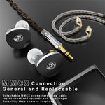 BASN MTPro in Ear Monitors, 14.5mm Planar HiFi IEM Headphones with CNC Process and 4-Core Litz OCC Single-Crystal Copper Cable for Musicians(Rich Black) basn in ear monitor headphone for musician singer drummer shure iem westone earphone KZ in ear sennheiser custom in ear factory and manufacturer OEM ODM supplier and agent