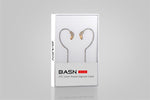 basn silver-plated mmcx headphone earphone detachable replaceable cable basn in ear monitor headphone for musician singer drummer shure iem westone earphone KZ in ear sennheiser custom in ear factory and manufacturer OEM ODM supplier and agent