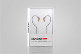 basn silver-plated mmcx headphone earphone detachable replaceable cable basn in ear monitor headphone for musician singer drummer shure iem westone earphone KZ in ear sennheiser custom in ear factory and manufacturer OEM ODM supplier and agent