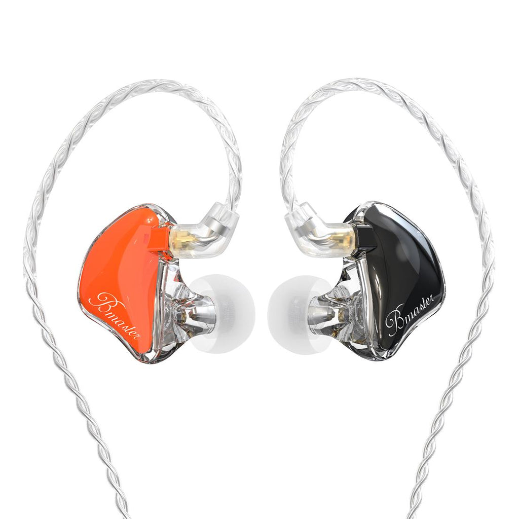 BASN Bmaster PRO Triple Drivers In Ear Monitor Headphones (White-Black