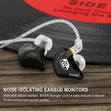 basn bsinger in ear monitors headphones noise isolation earphones dual dynamic drivers comfortable earbuds headsets for musicians singers drummers MMCX Amazing Sound Sturdy and Durable Cables basn in ear monitor headphone for musician singer drummer shure iem westone earphone KZ in ear sennheiser custom in ear factory and manufacturer OEM ODM supplier