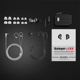 basn bsinger in ear monitors headphones noise isolation earphones dual dynamic drivers comfortable earbuds headsets for musicians singers drummers MMCX Amazing Sound Sturdy and Durable Cables basn in ear monitor headphone for musician singer drummer shure iem westone earphone KZ in ear sennheiser custom in ear factory and manufacturer OEM ODM supplier