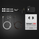 basn bsinger in ear monitors headphones noise isolation earphones dual dynamic drivers comfortable earbuds headsets for musicians singers drummers MMCX Amazing Sound Sturdy and Durable Cables basn in ear monitor headphone for musician singer drummer shure iem westone earphone KZ in ear sennheiser custom in ear factory and manufacturer OEM ODM supplier