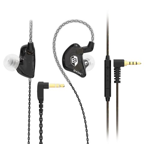 BASN Bsinger PRO In Ear Monitor Headphones (Black)