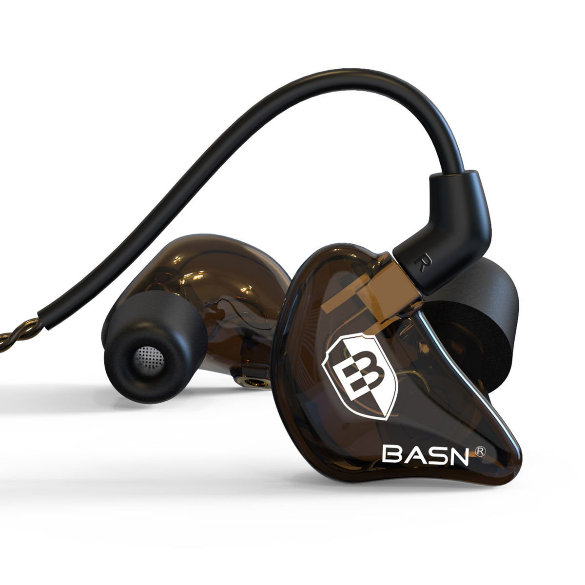 BASN Bsinger ProSPM In Ear Monitor Headphones (Brown)